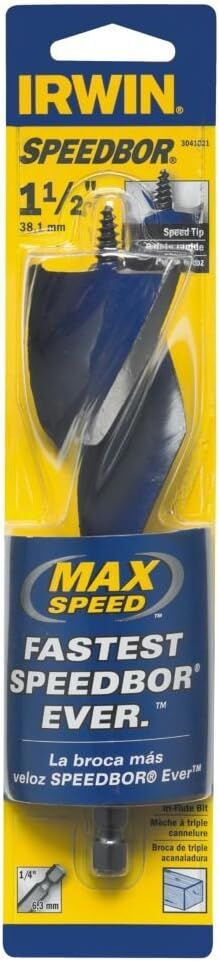 Irwin SpeedBor Drill Bit, 1 1/2-In