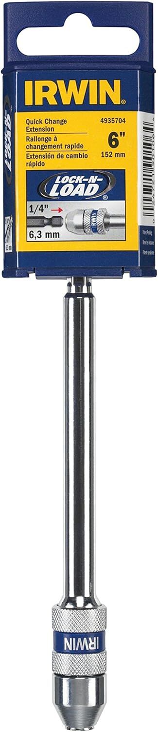 Irwin Lock N' Load Quick Change Bit Holder, 6-In