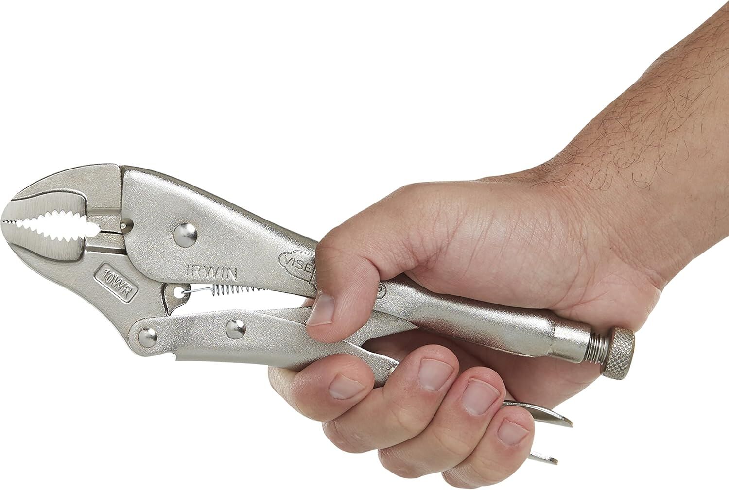 Irwin Vise-Grip The Original Curved Jaw Locking Pliers With Wire Cutter, 10-In