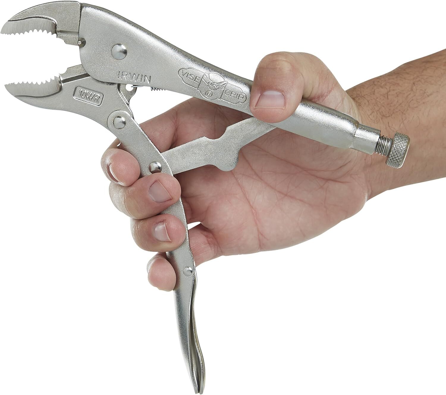 Irwin Vise-Grip The Original Curved Jaw Locking Pliers With Wire Cutter, 10-In