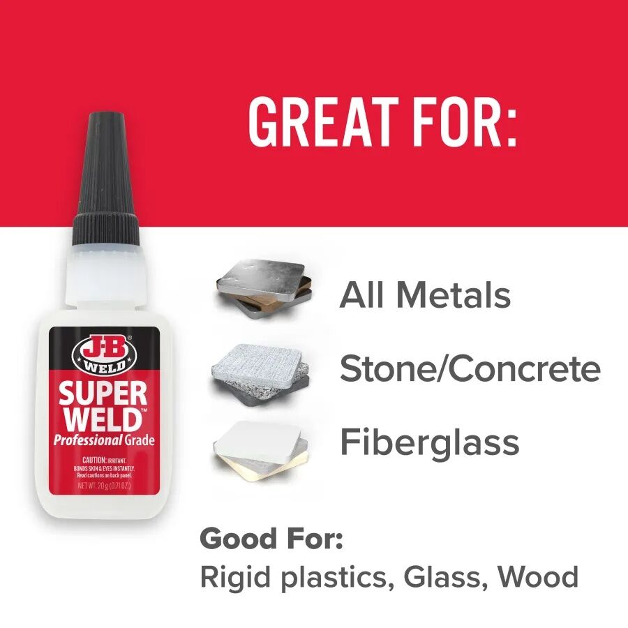 JB Weld SuperWeld Instant Adhesive, 0.2-Oz
