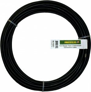 Powerfields Double-Insulated Connection Cable, 12.5-Ga, 100-Ft