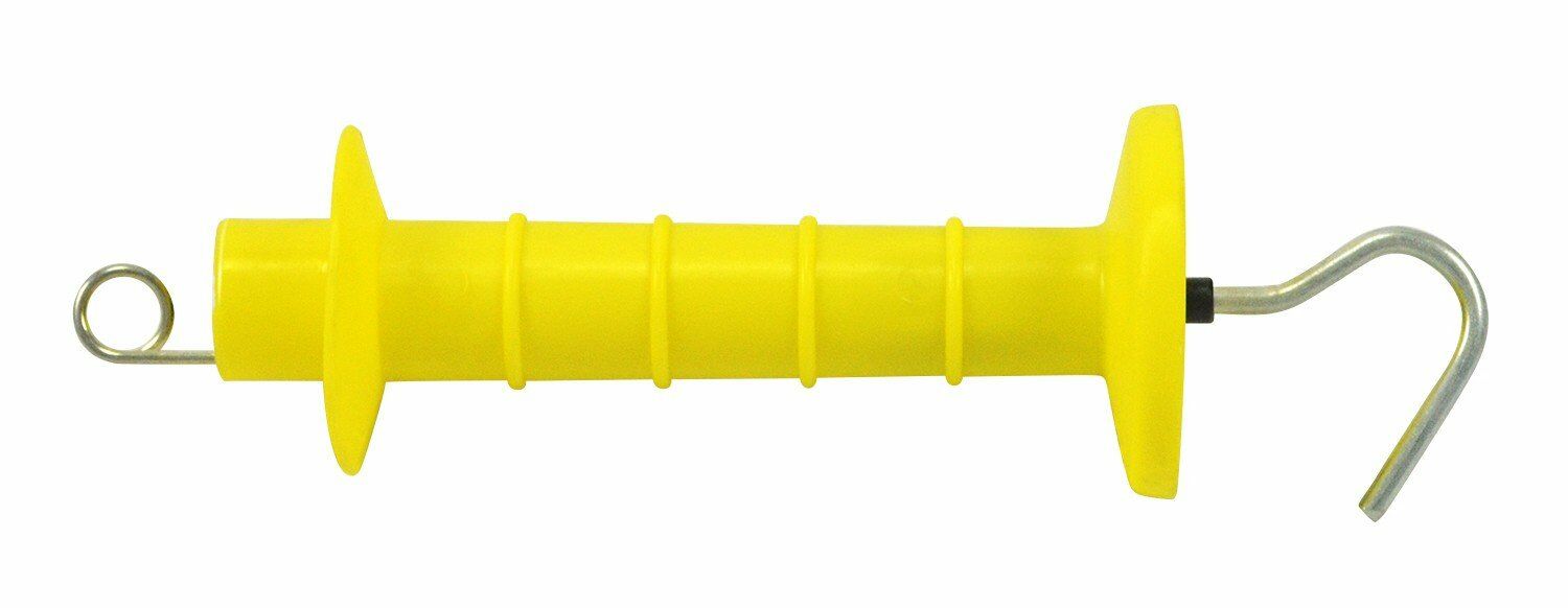 Powerfields Spring Gate Handle, Yellow