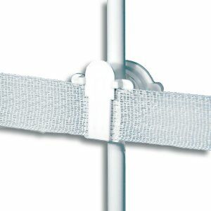 Powerfields Rod Post Polytape Insulator, 25-Ct