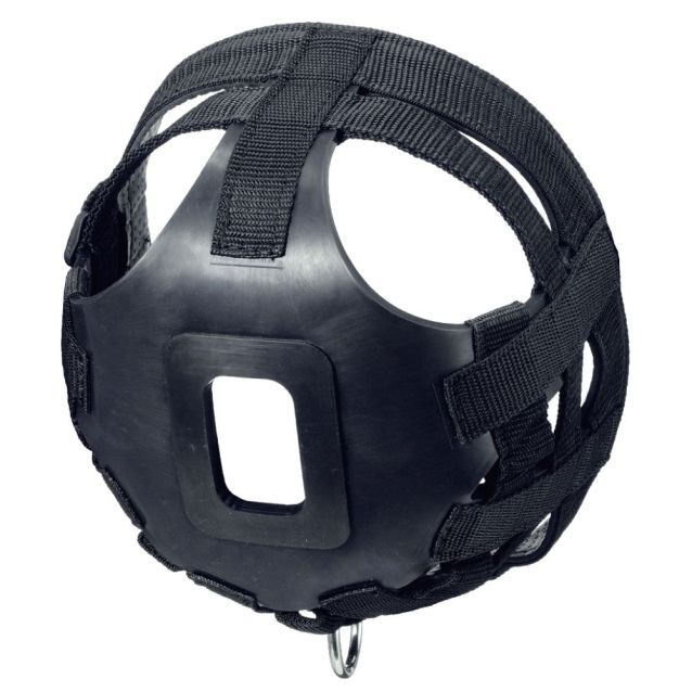 Tough1 Easy Breathe Black Grazing Muzzle for Large Horses