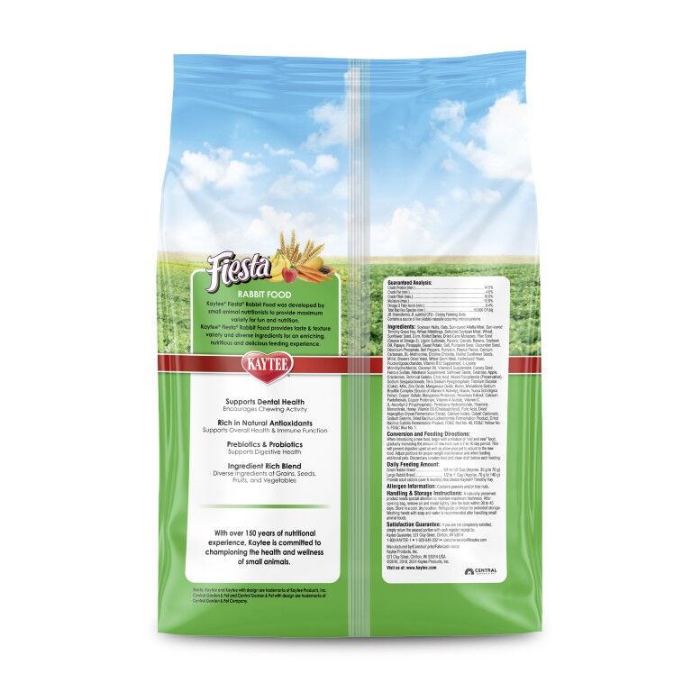 Kaytee Fiesta Rabbit Food, 6.5-Lb