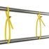 Pro Tie Yellow Reuseable Quick Release 200-Lb Tensile Strength 29-In Cable Tie,5-Pk