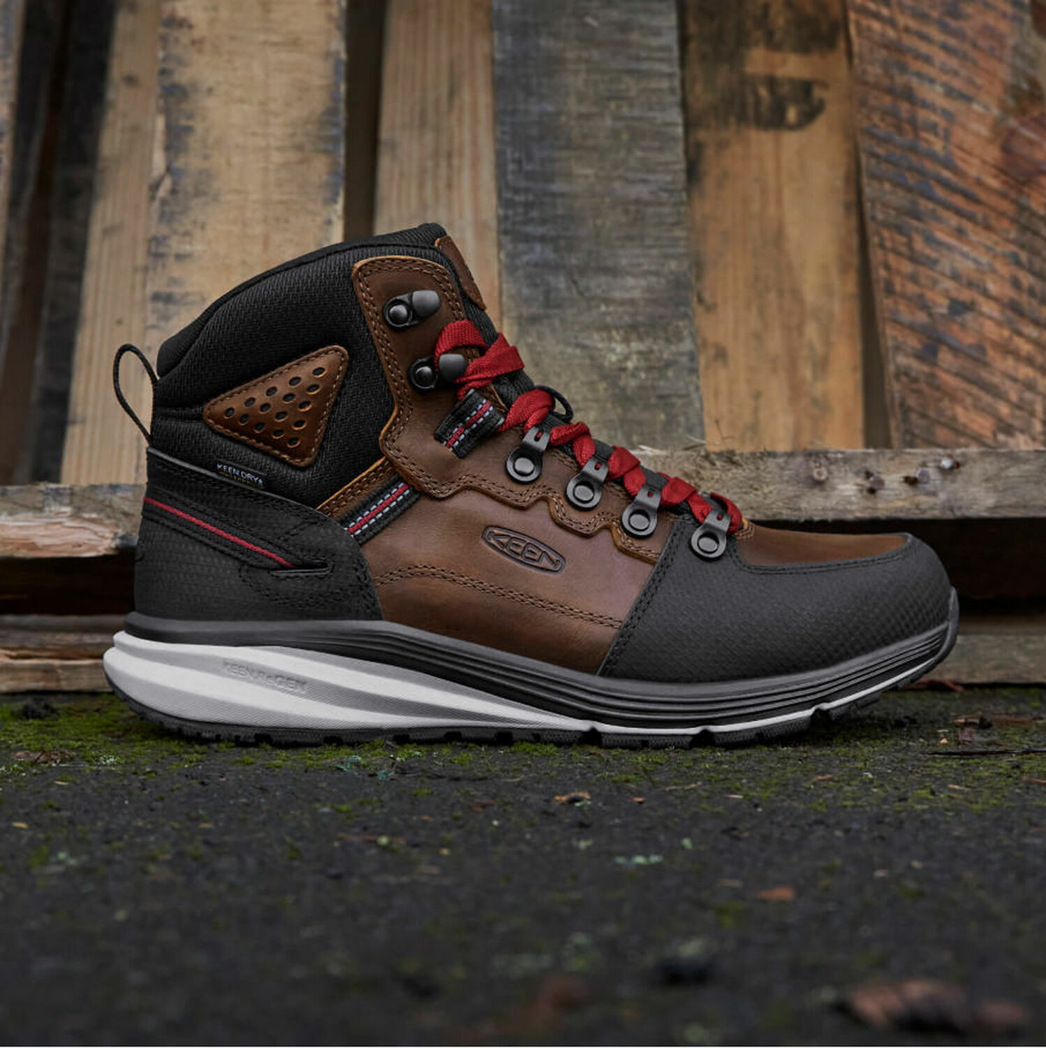 Keen Men's Red Hook Mid Waterproof Soft Toe Boot