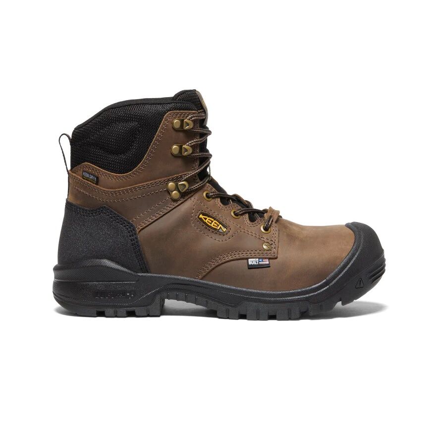 Keen Men's Independence 6-In Waterproof Boot with Carbon Fiber Toe