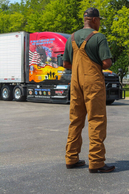 Key Men's Flex Duck Bib Overall 