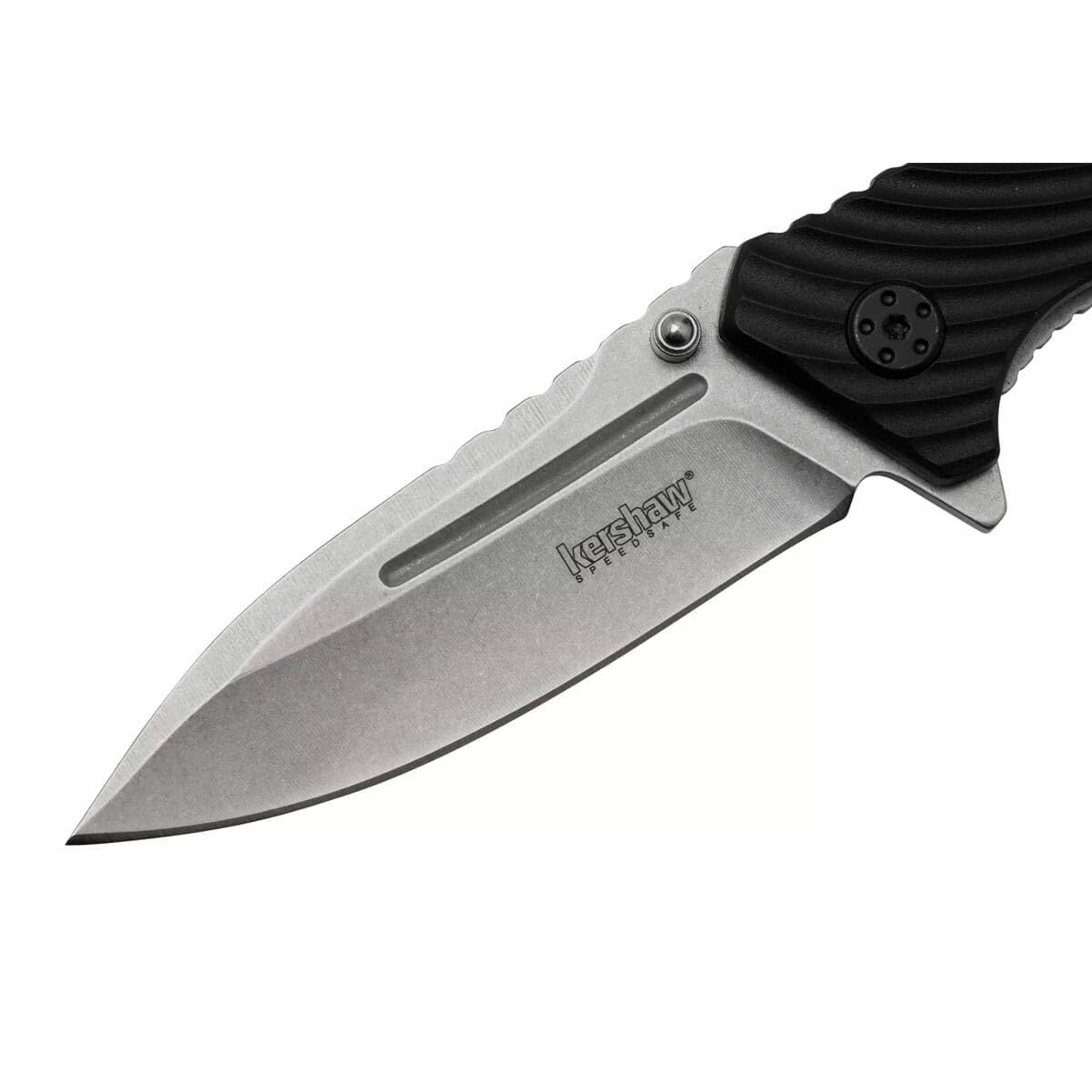 Kershaw Huddle Assisted Black GFN Folding Knife, 3 1/4-In