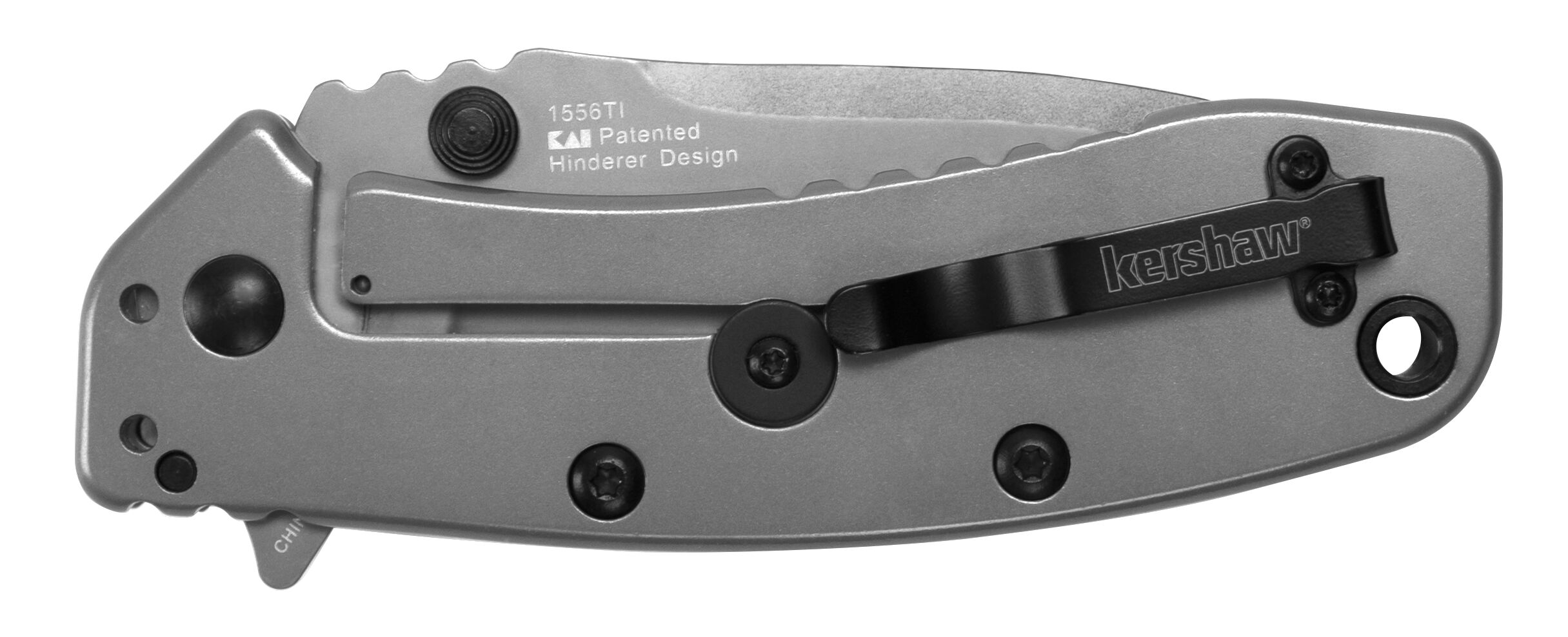 Frame Lock 8Cr13Mov Titanium Carbo-Nitride Coated Blade 4 Position Pocket Clip