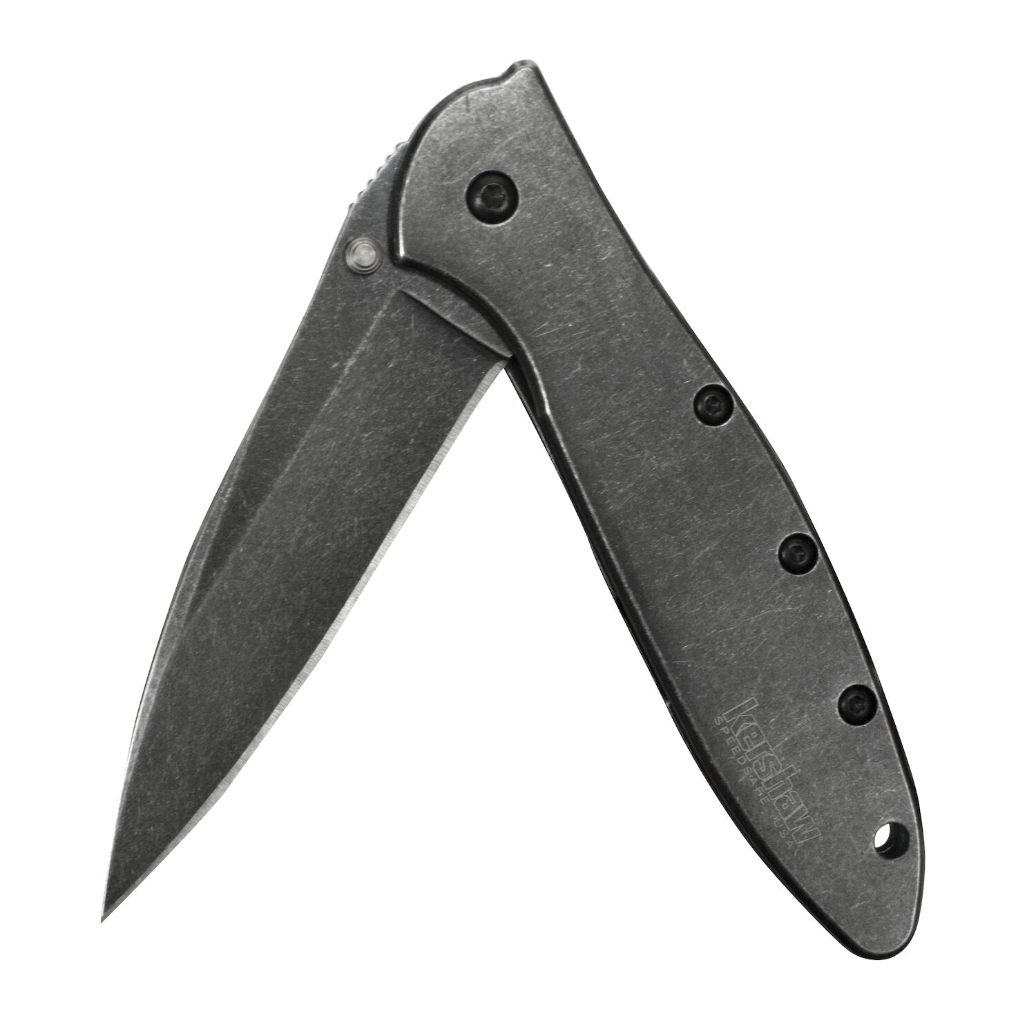 Sandvick 14C28N Steel 410 Black Oxide Blackwash Handle Tip Lock