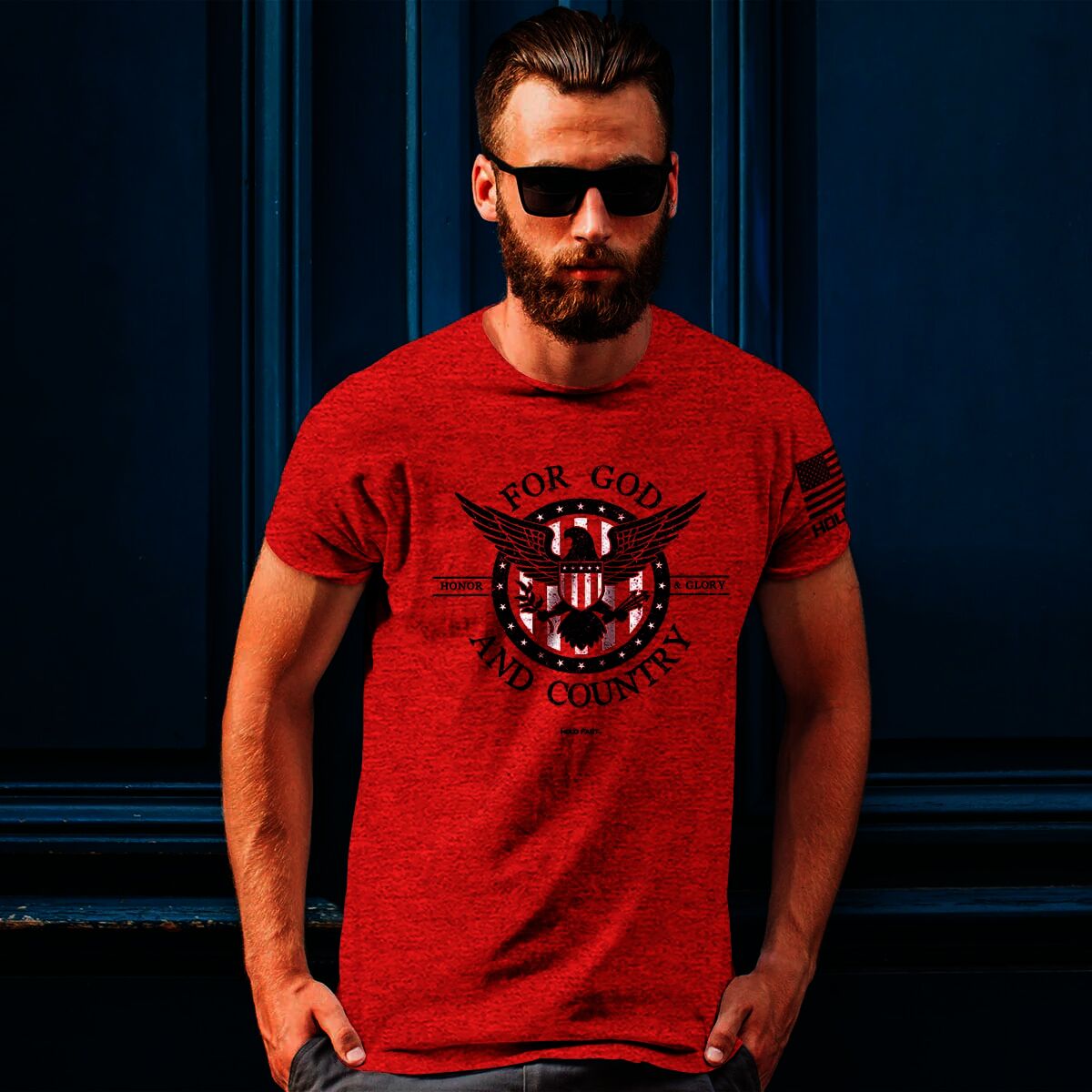 Hold Fast Men's For God And Country T-Shirt
