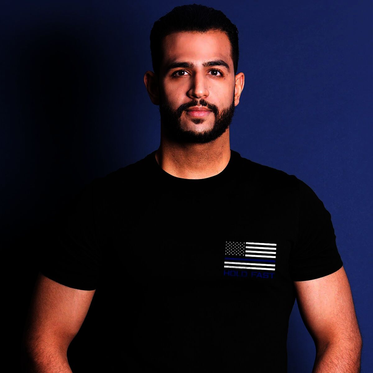 Hold Fast Men's Police Flag T-Shirt