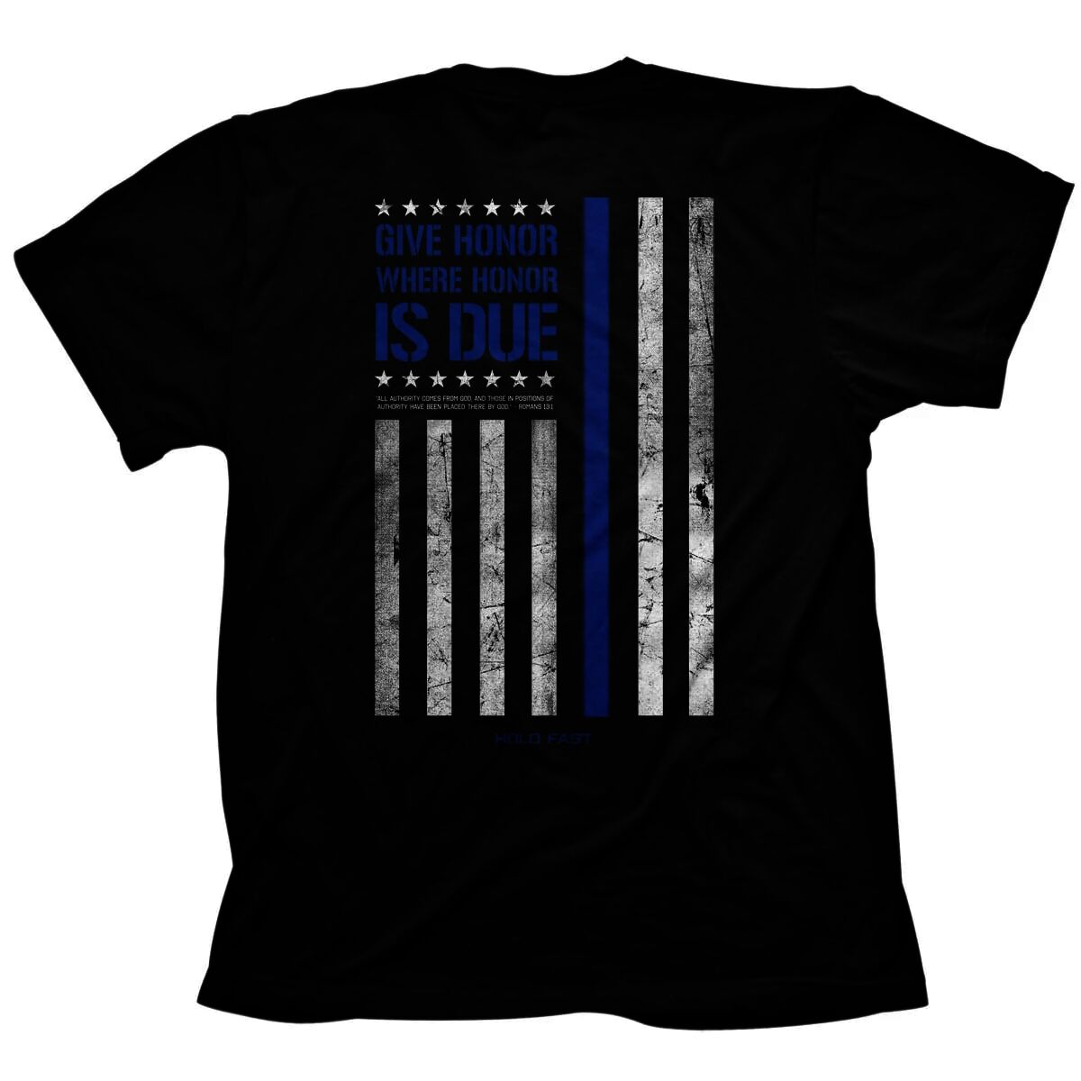 Hold Fast Men's Police Flag T-Shirt