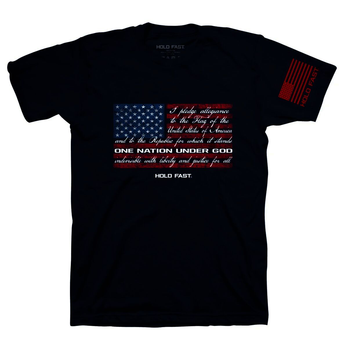 Hold Fast Men's Pledge Flag T-Shirt