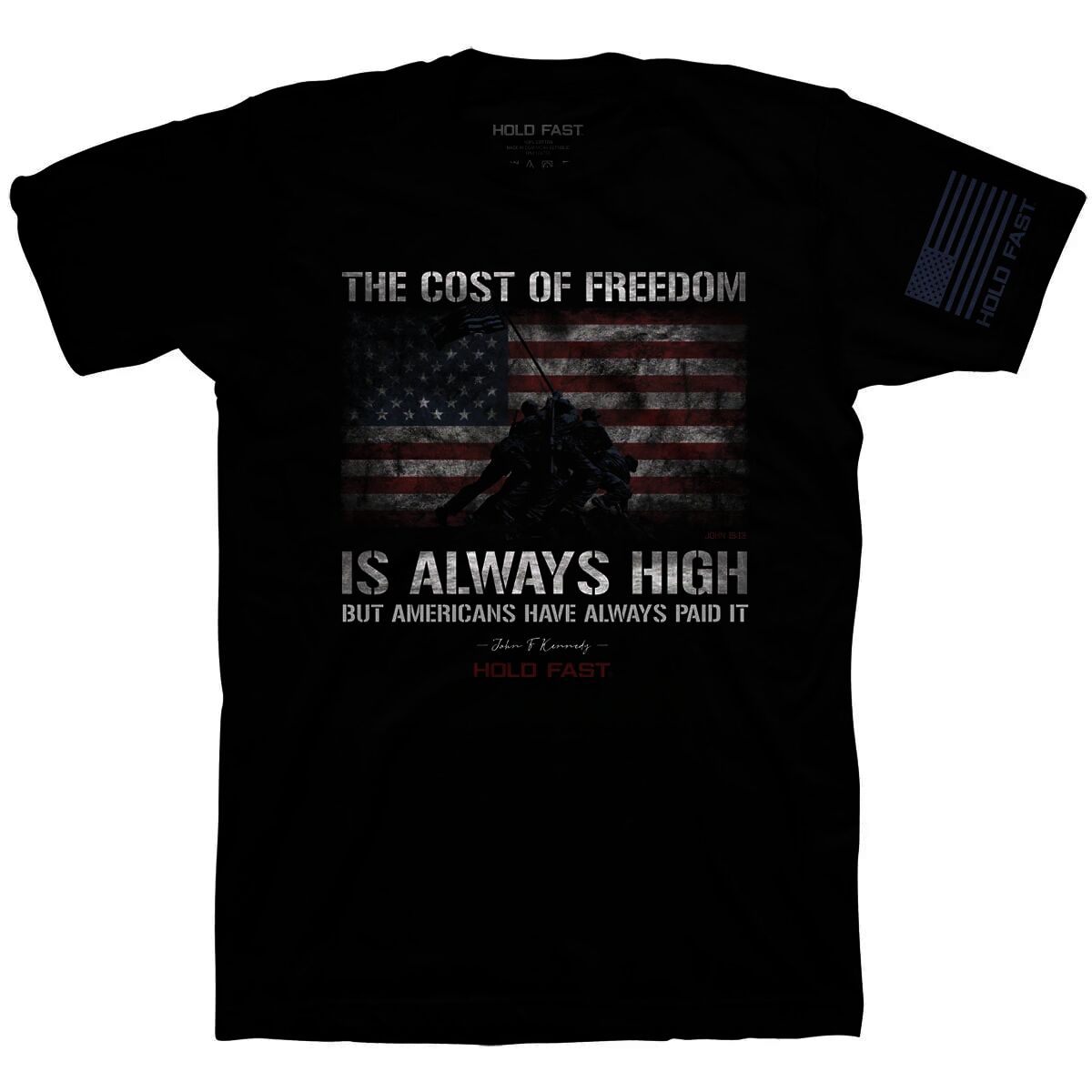 Hold Fast Men's JFK Flag T-Shirt