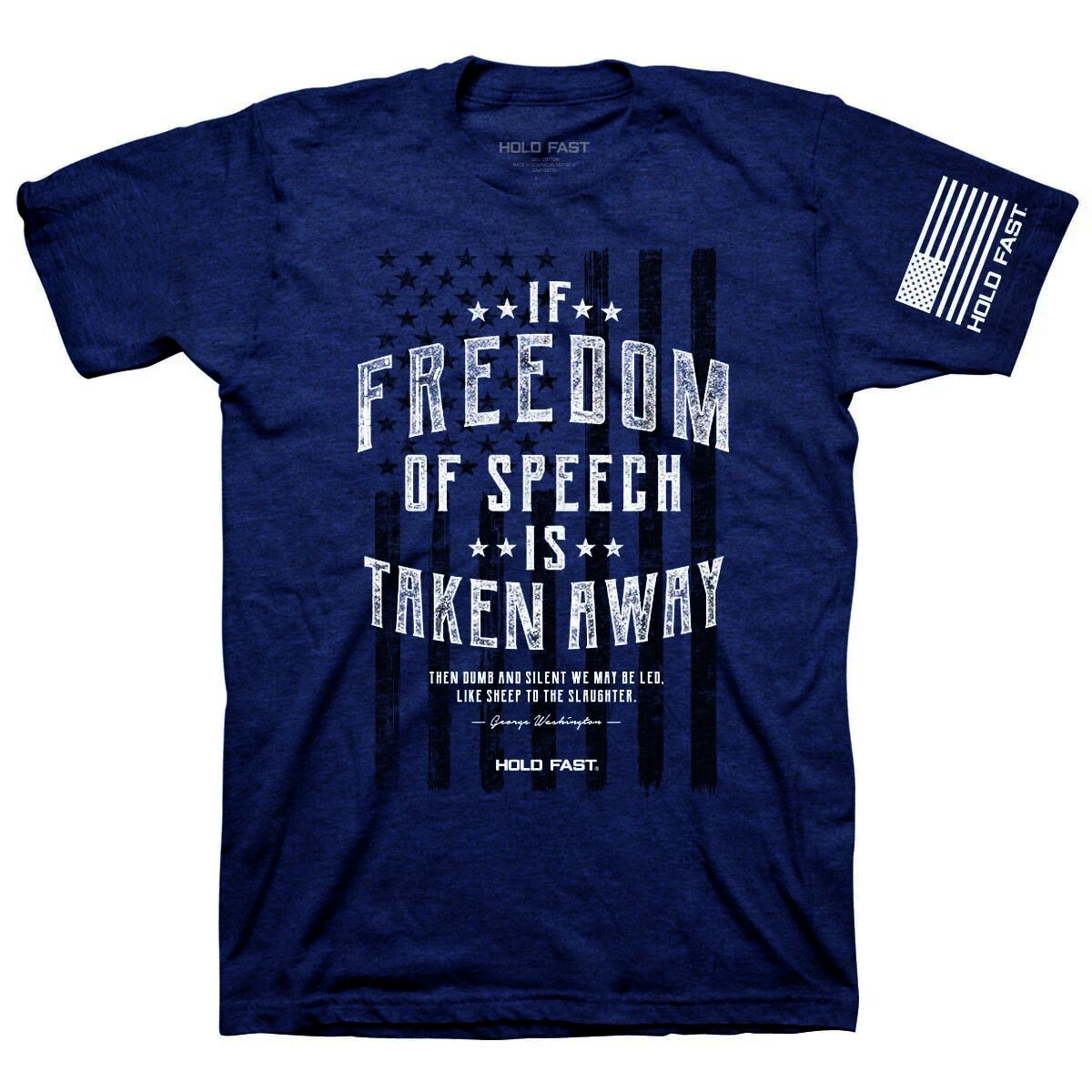 Hold Fast Men's George Washington Speech T-Shirt