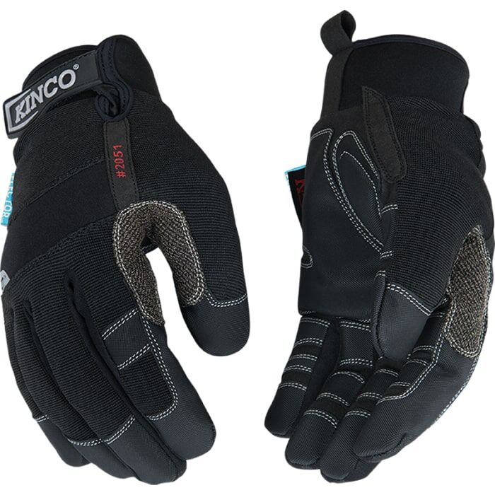 Kinco Men's KincoPro HydroFlector Lined Waterproof Synthetic With Pull Strap in Black