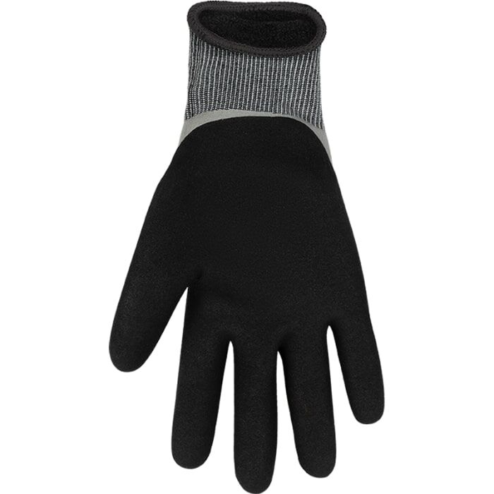 Kinco Hydroflector Lined Waterproof Thermal Knit Shell And Double-Coated Nitrile Gloves in Grey