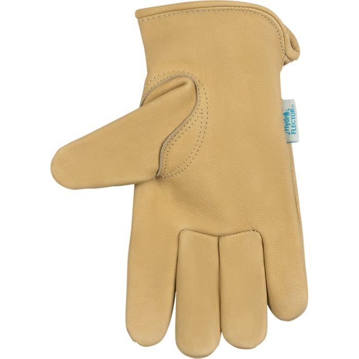 Kinco Women's HydroFlector Water-Resistant Premium Grain Cowhide Driver Gloves in Tan