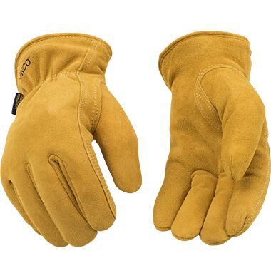 Kinco Men's Leather Grain Buffalo Driver Gloves