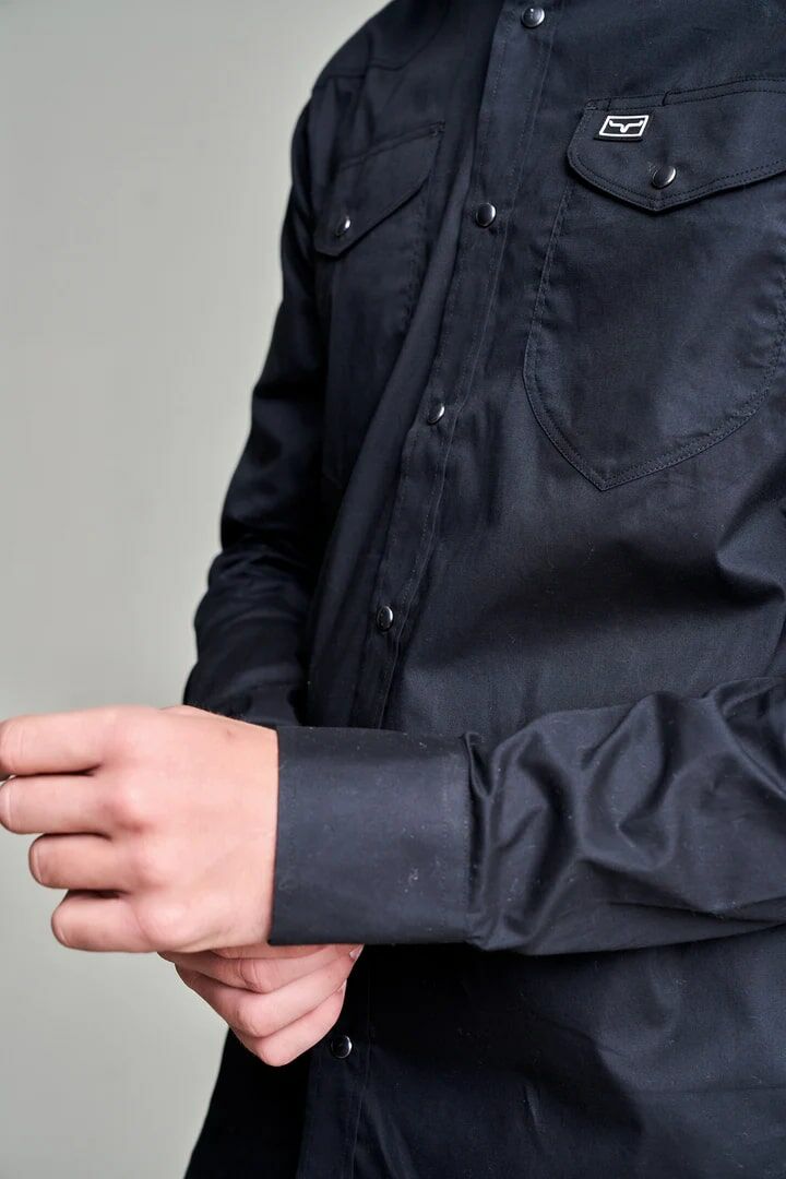 Kimes Ranch Men's Blackout Long Sleeve Dress Shirt