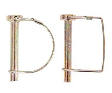 Pto Locking Pin, Round, Yellow Chromate, 1/4" X 1-3/4"