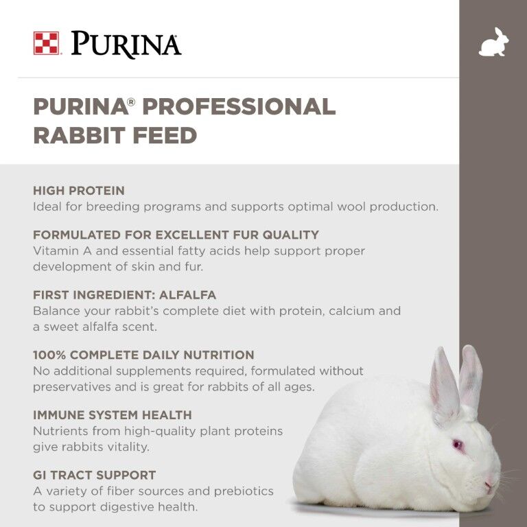 Purina Professional Rabbit Pellet, 50-Lb
