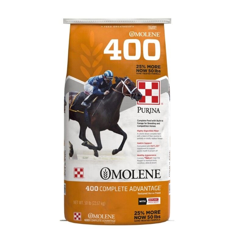 Purina Omolene 400 Complete Advantage, 50-Lb