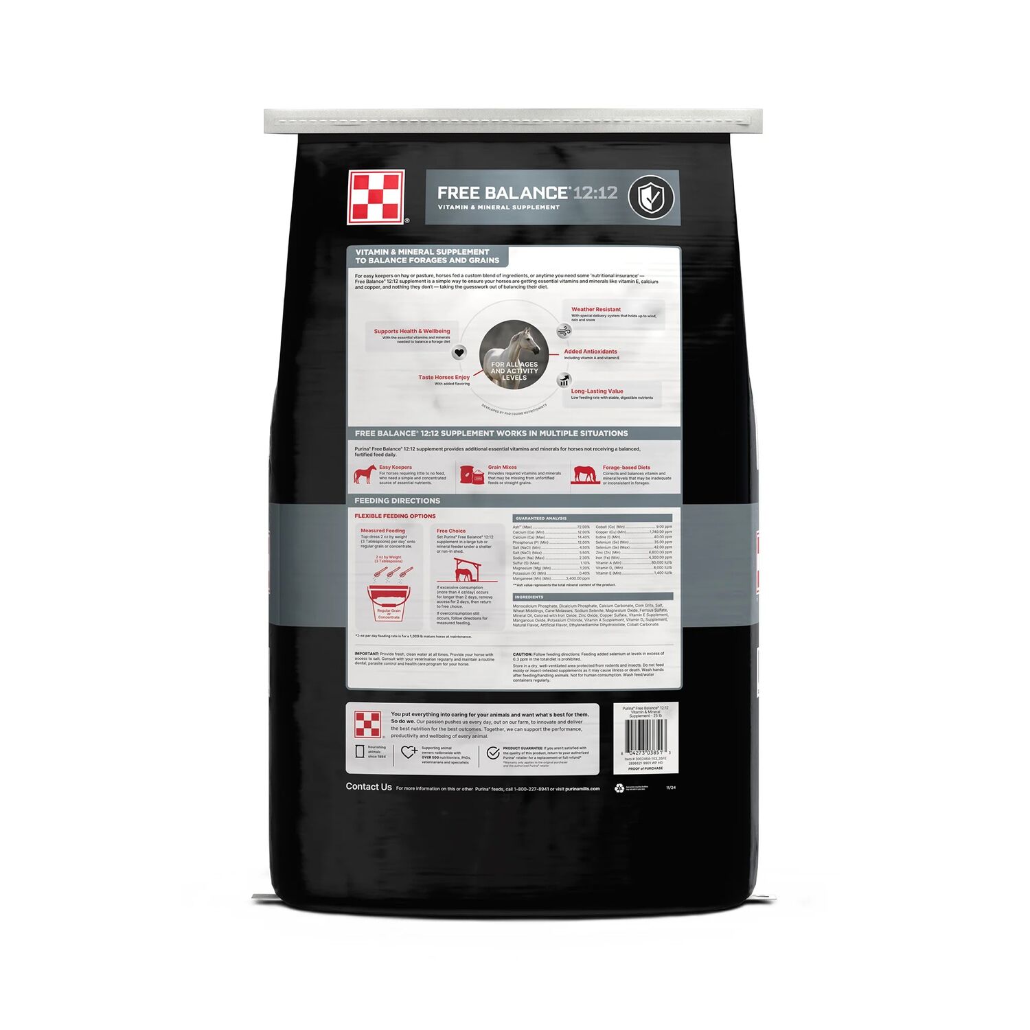 Purina Free Balance 12:12 Vitamin & Mineral Supplement, 25-Lb