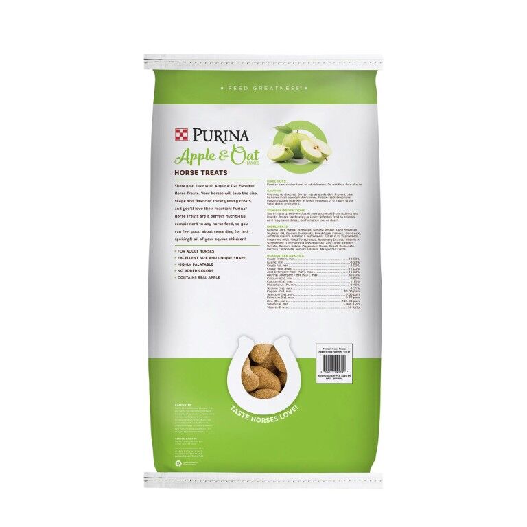 Purina Horse Apple And Oat Flavored Treats, 15-Lb
