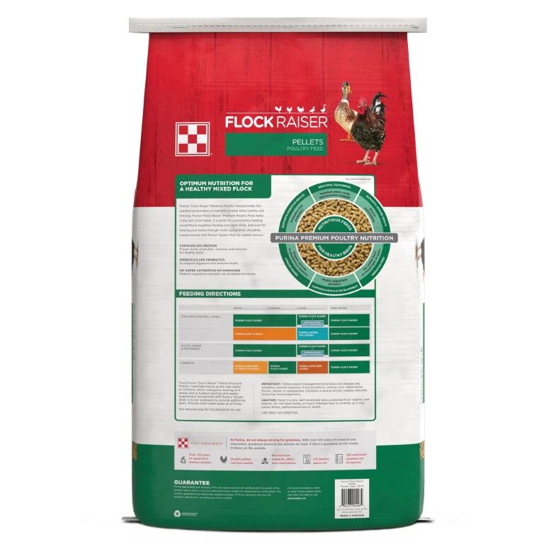 Purina Flock Raiser Pellets, 50-Lb