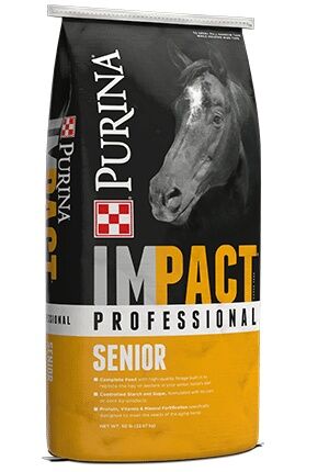 Purina Impact Professional Senior Horse Feed, 50-Lb