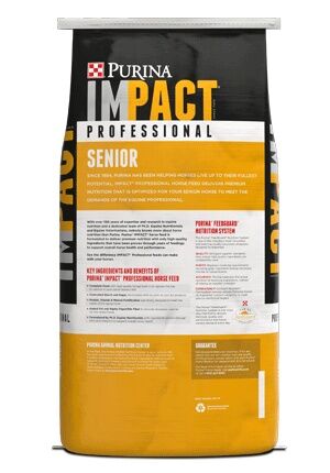 Purina Impact Professional Senior Horse Feed, 50-Lb