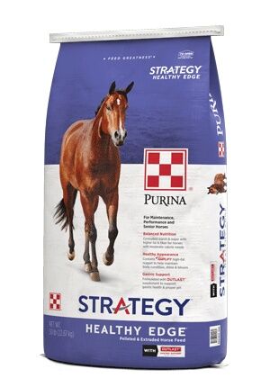 Purina Strategy Healthy Edge Horse Feed, 50-Lb