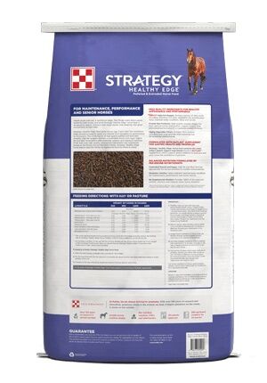 Purina Strategy Healthy Edge Horse Feed, 50-Lb