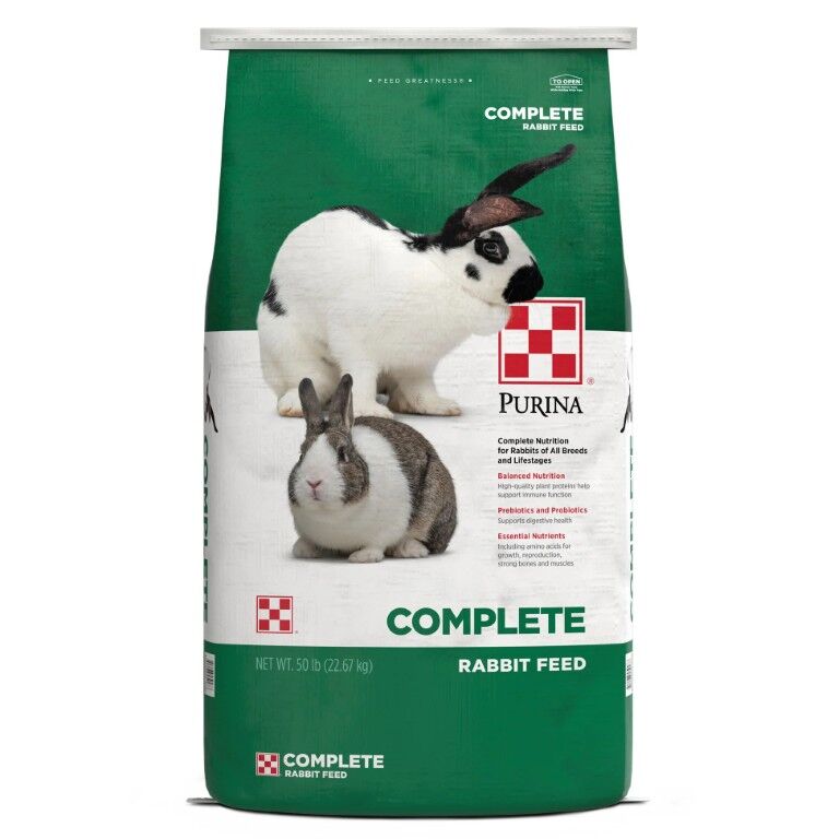 Purina Complete Rabbit Feed, 50-Lb