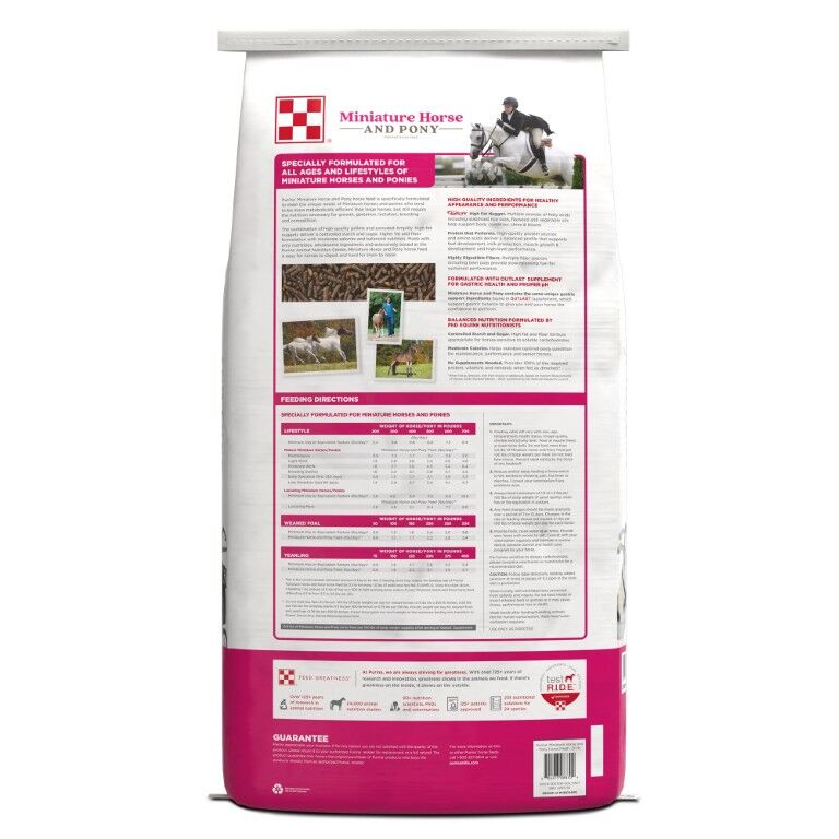 Purina Miniature Horse & Pony Feed, 50-Lb