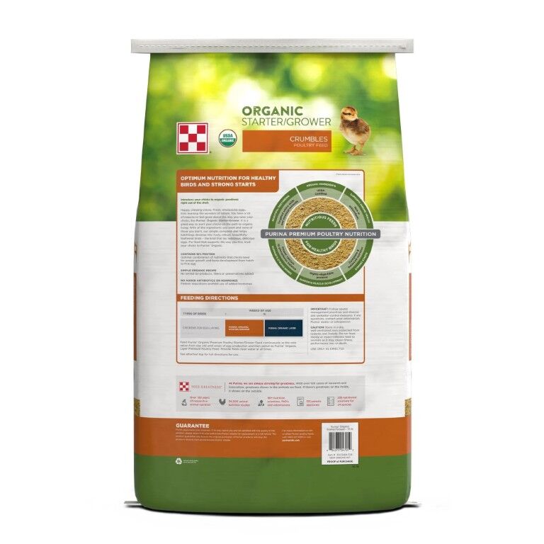 Purina Organic Starter-Grower, 35-Lb