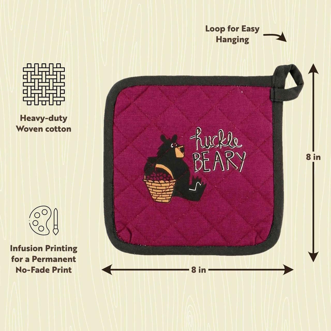 LazyOne Huckle-Beary Pot Holder