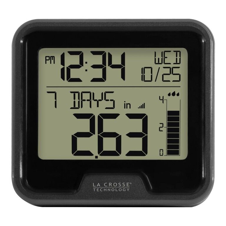 La Crosse Technology Digital Rain Gauge With Indoor Temperature