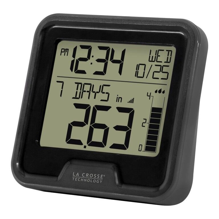 La Crosse Technology Digital Rain Gauge With Indoor Temperature