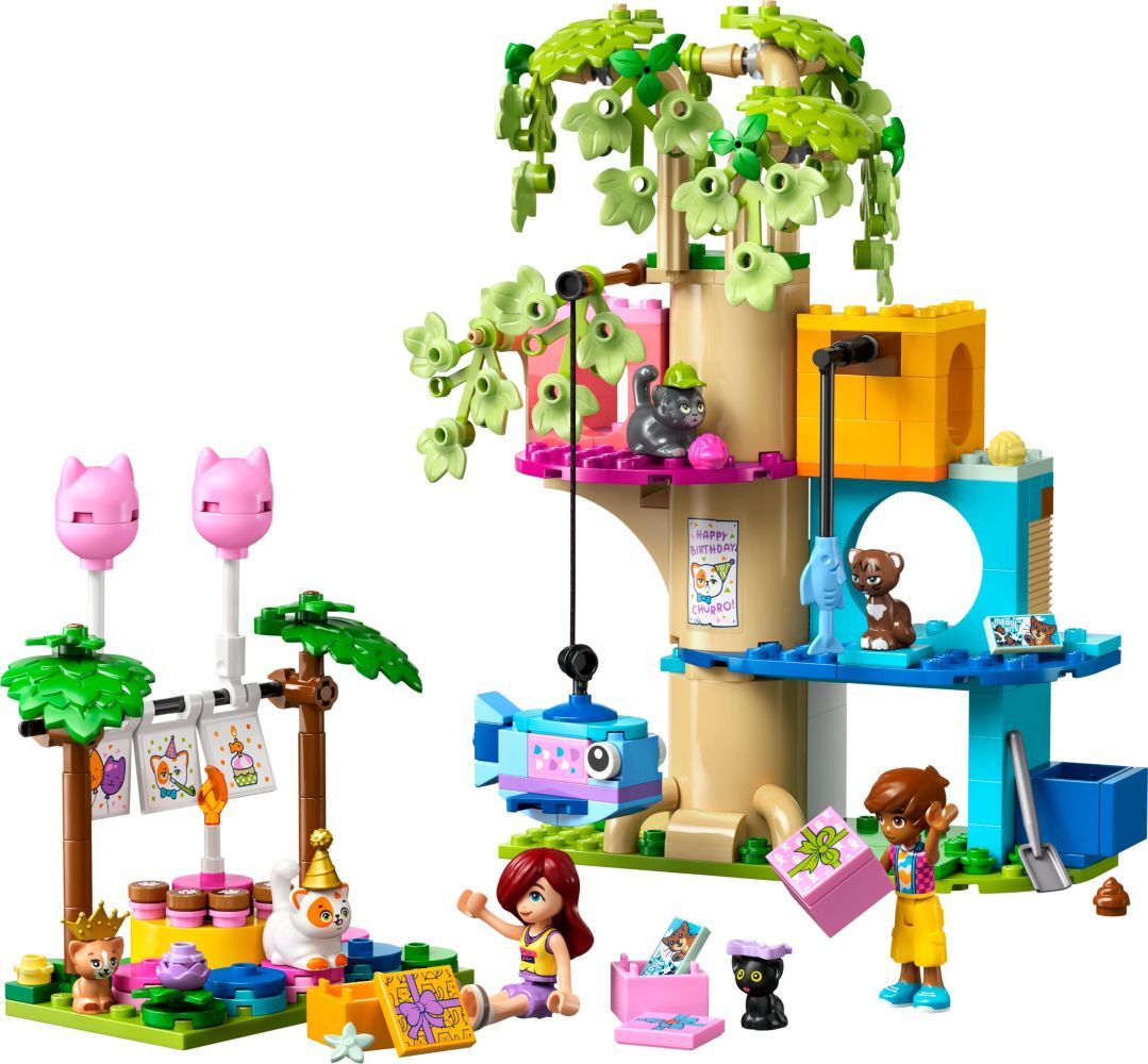 LEGO Friends Cat Birthday Party & Tree House