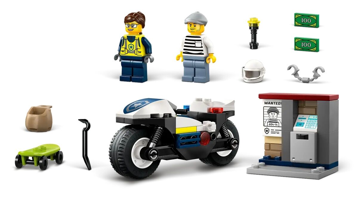 LEGO City Police Motorcycle Chase