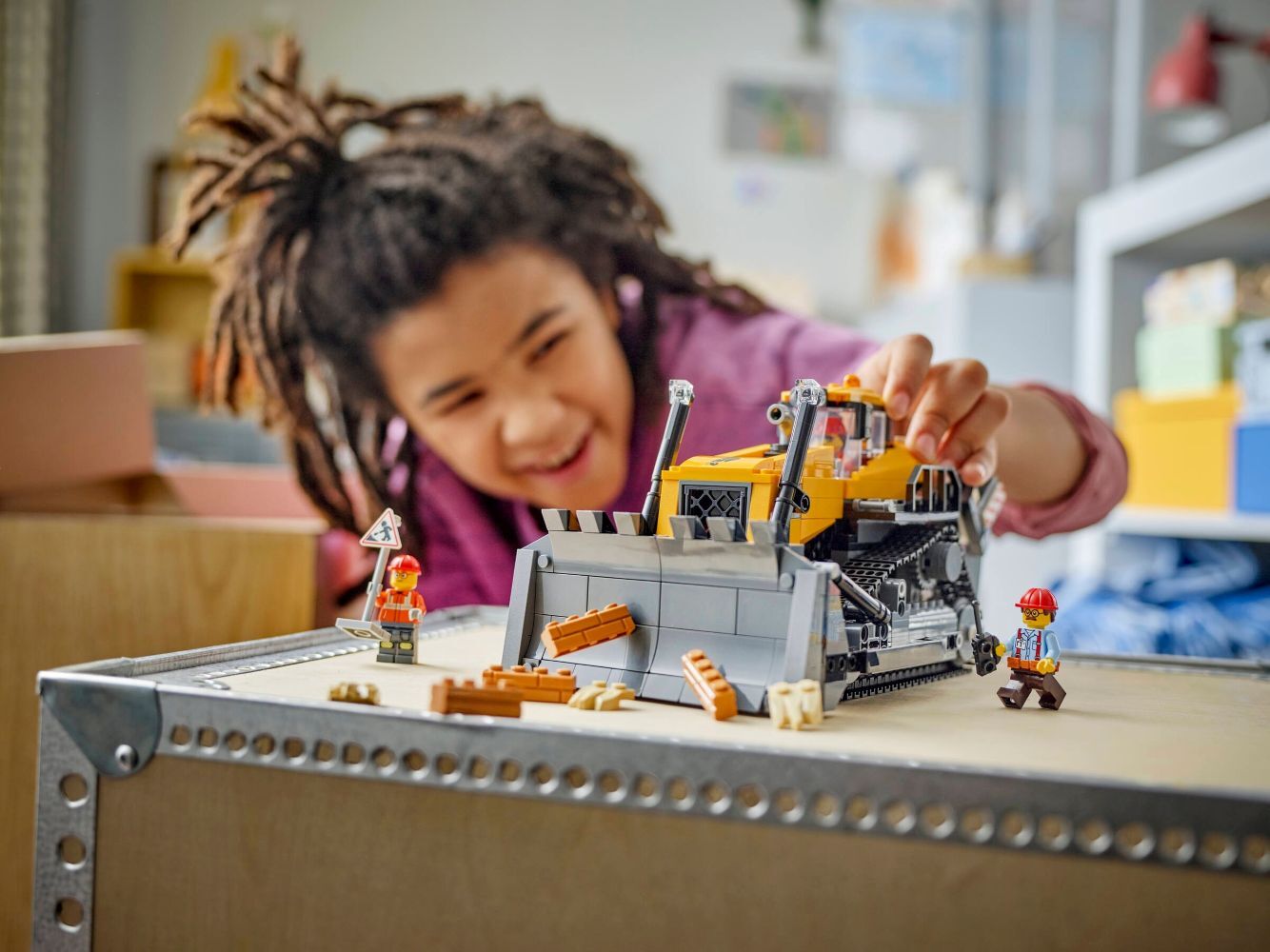 LEGO City Yellow Bulldozer