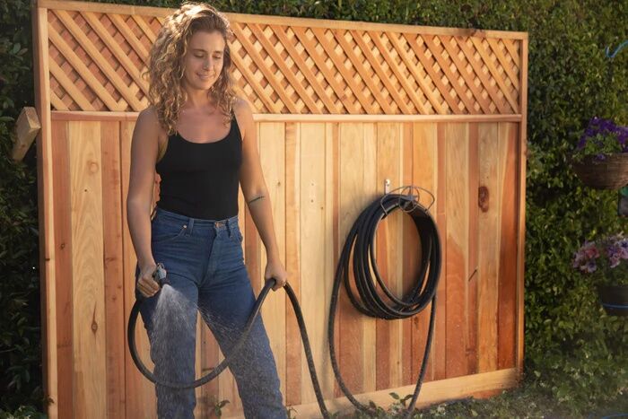 Yard Butler Heavy Duty Wall Mounted Star Design Hose Hanger