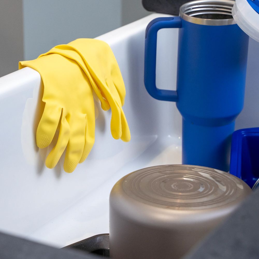 Libman Medium All-Purpose Reusable Latex Gloves, 2-Pair