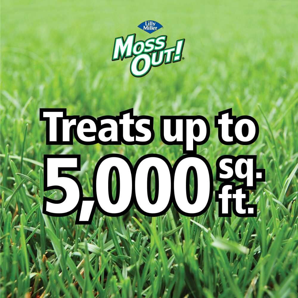 Moss Out! Plus Fertilizer For Lawns 20-0-05, 20-Lb